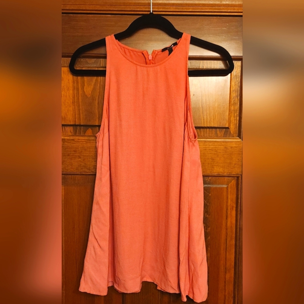 Topshop Pink Sleeveless Blouse Sz 2